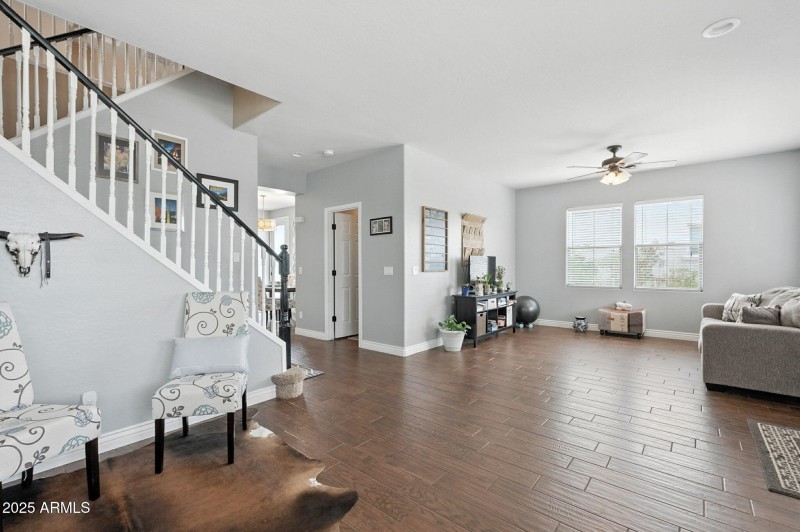 Front Room to Upstairs