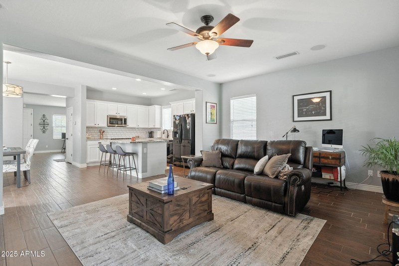 Living Room & Kitchen