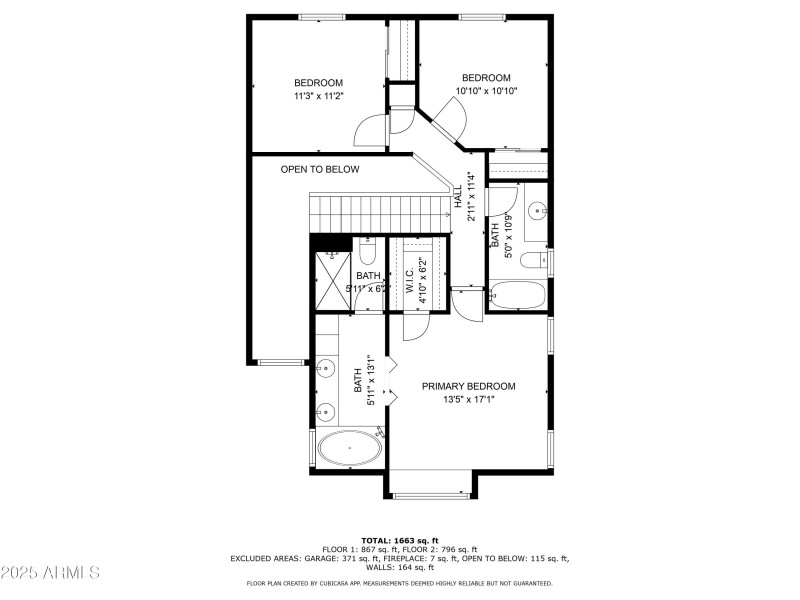 Upstairs Floorplan