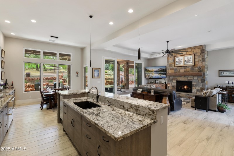 Kitchen to great room