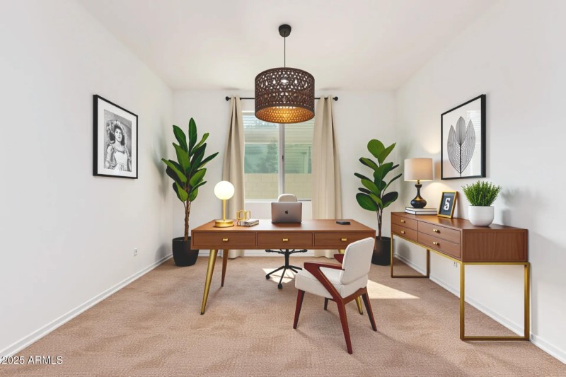 virtual staging office//den