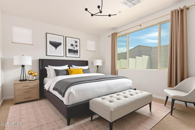 virtual staging bedroom