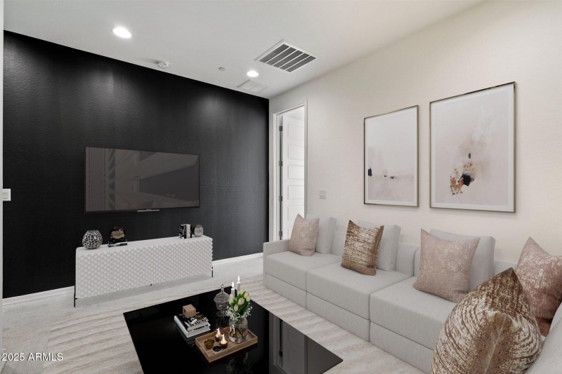 Den Upstairs - Virtually Staged