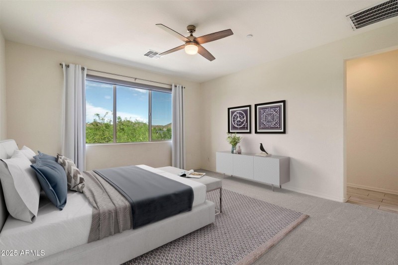 Primary Bedroom - Virtually Staged