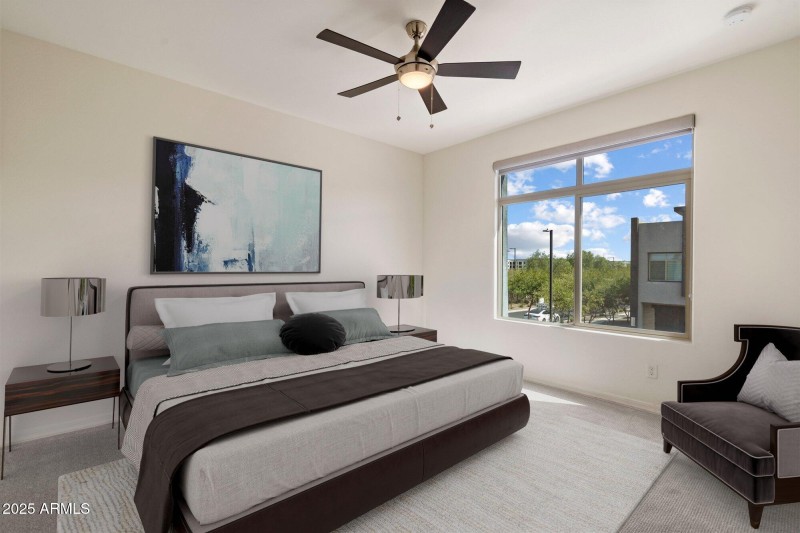 Primary Bedroom Virtually Staged