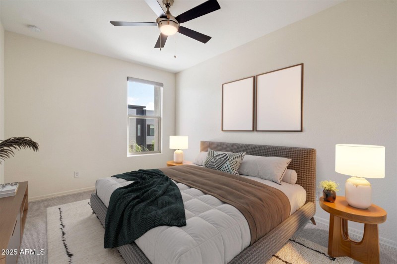 Guest Bedroom Virtually Staged