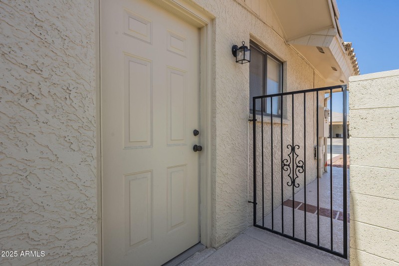 Gate Access and Door to Garage