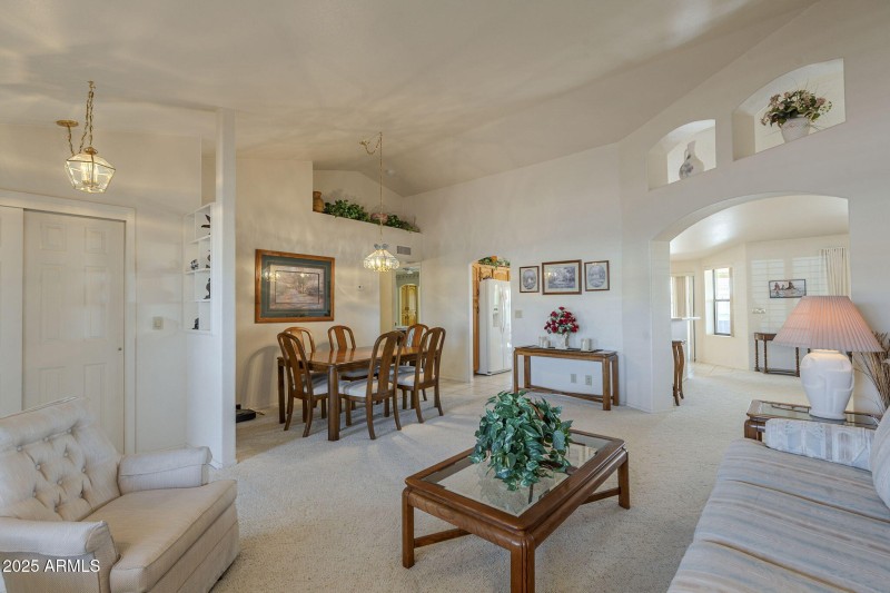Front Vaulted Living Room