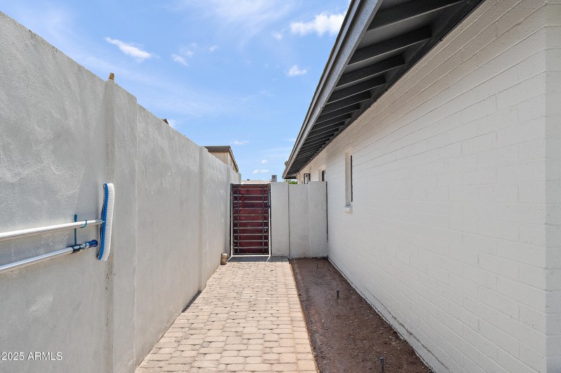 EAST BACKYARD SIDE YARD