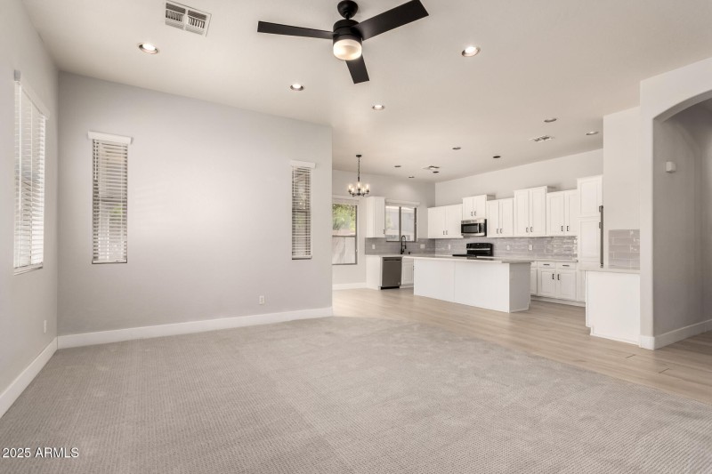 Family room & kitchen