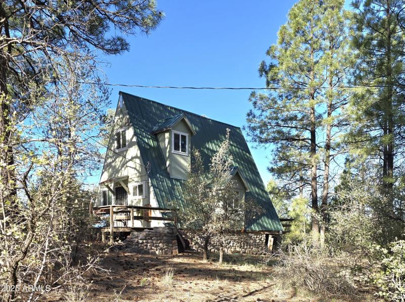 A-Frame Cabin from the East