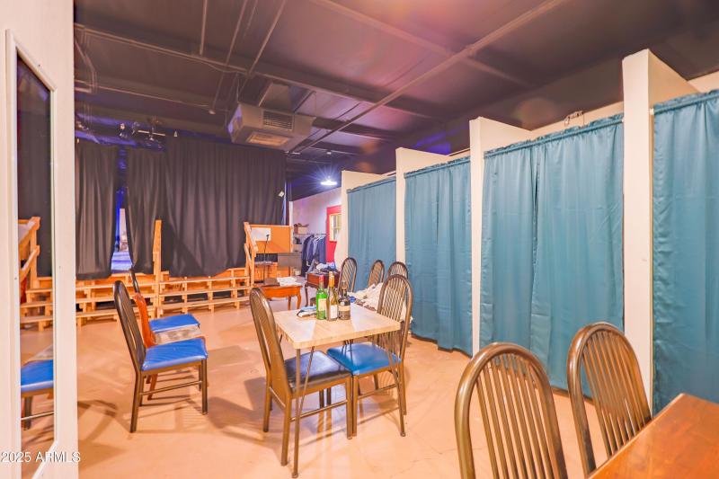 Behind Stage Dressing Rooms