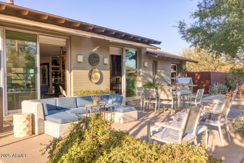 Backyard entertaining