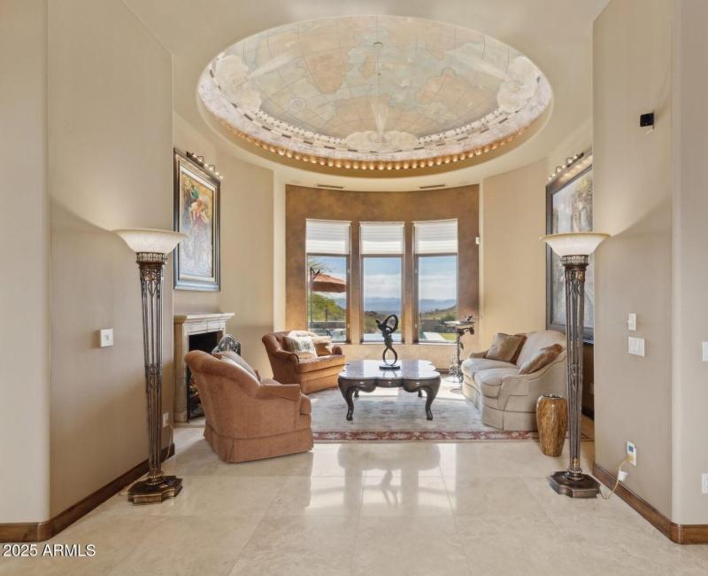 Living Room Ceiling Artwork