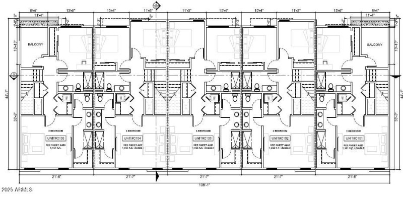 5 Unit Second Floor C D