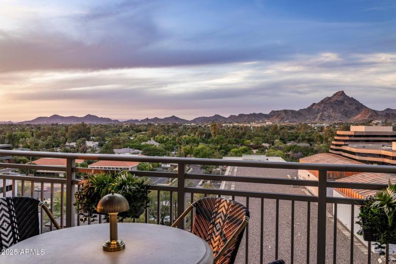 Private Patio with Stunning Views