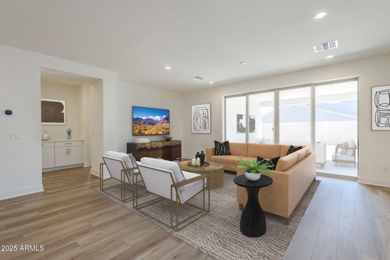 Virtually Staged Great Room