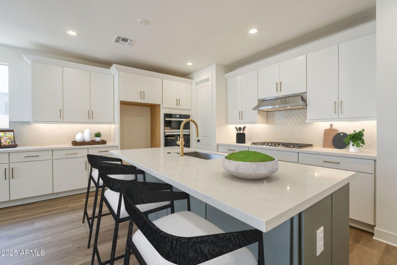 Virtually Staged Kitchen