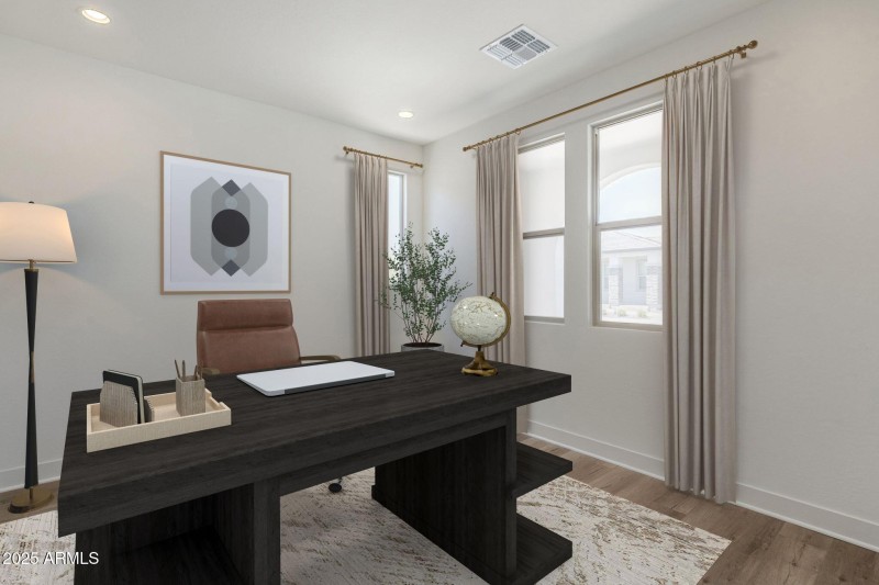 Virtually Staged Office