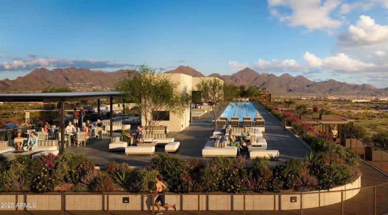 OMM rooftop terrace running