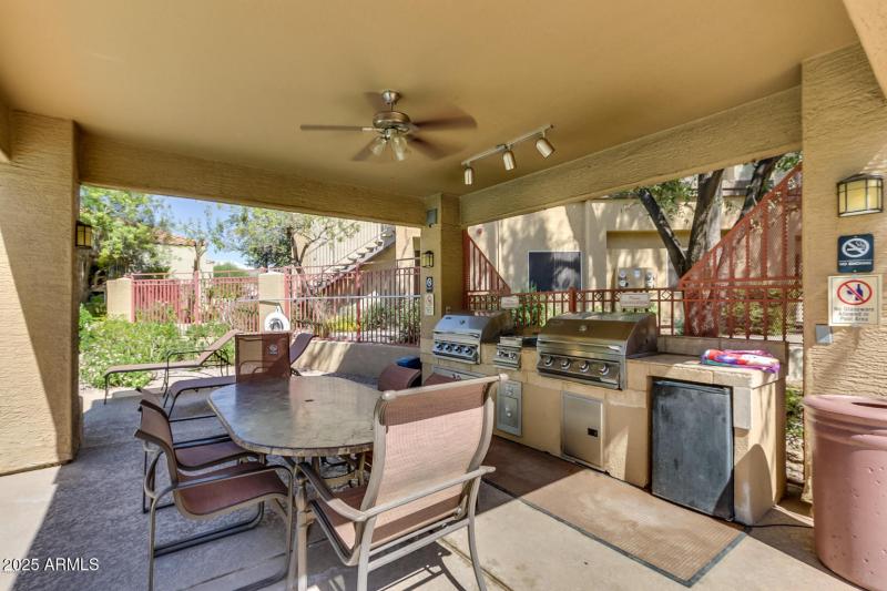 Poolside Kitchen Sitting Area