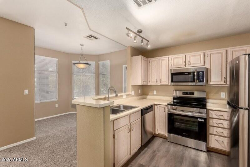 Kitchen with Stainless Appliances