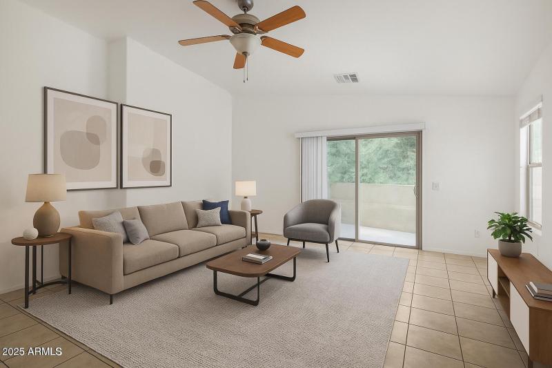 Bright and Serene Living Room