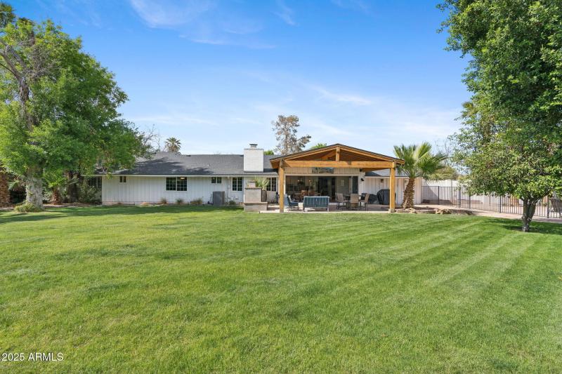 Large Backyard Looking back to house