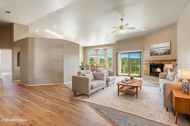Living Room Virtually Staged