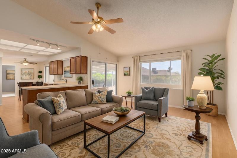 living room kicthen stages 1