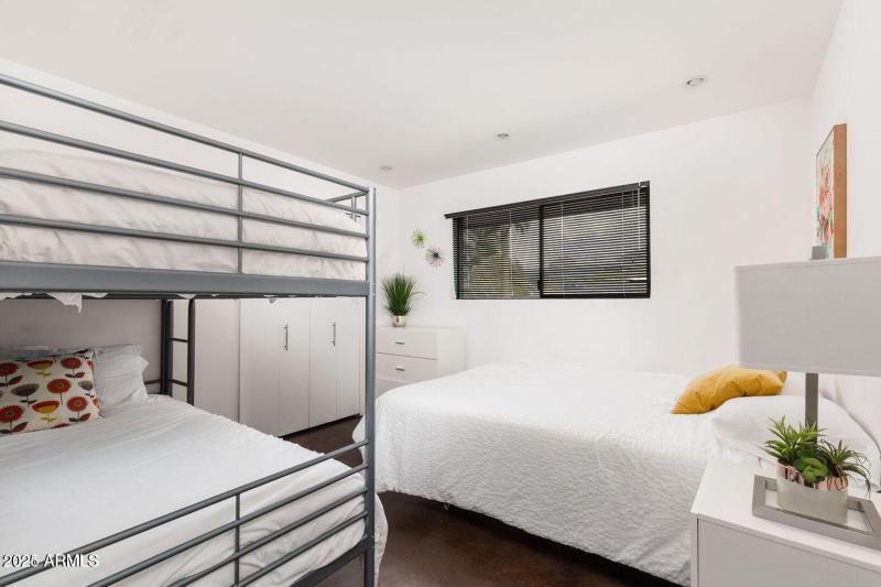 2nd Bedroom with 3 Full Beds