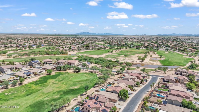 Golf course view near home