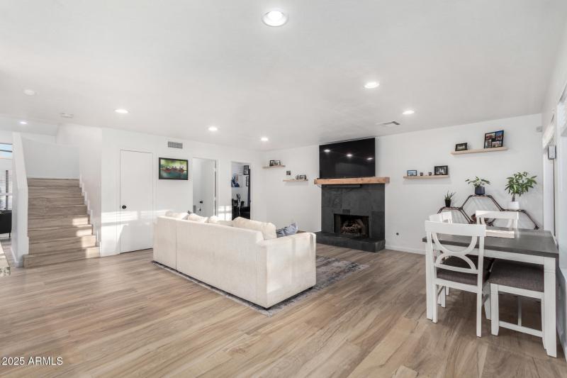 Fireplace Gathering Space