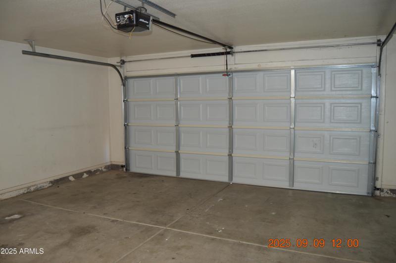 Two car garage