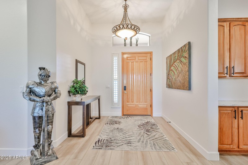 What an elegant foyer