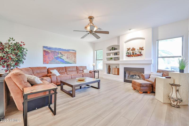 Great room just off kitchen/dining area