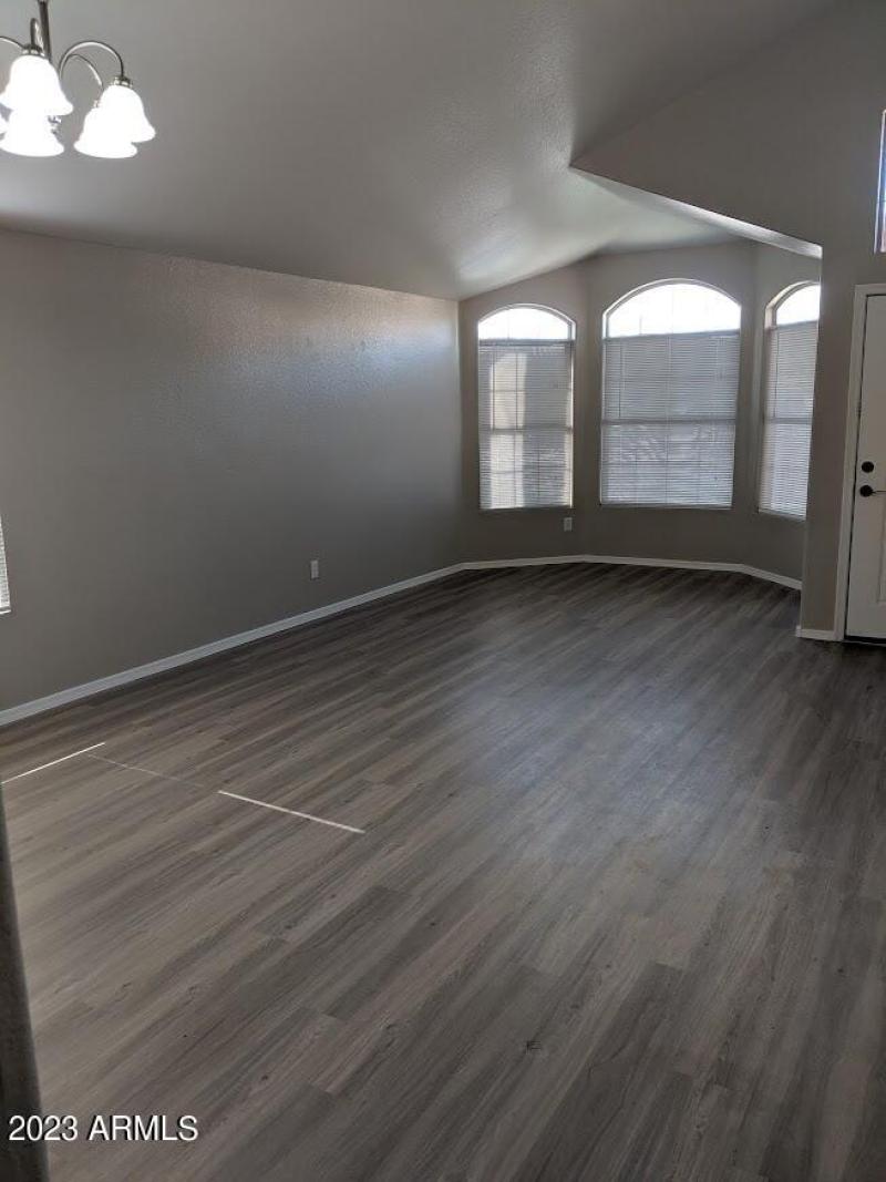 Formal dining and living area