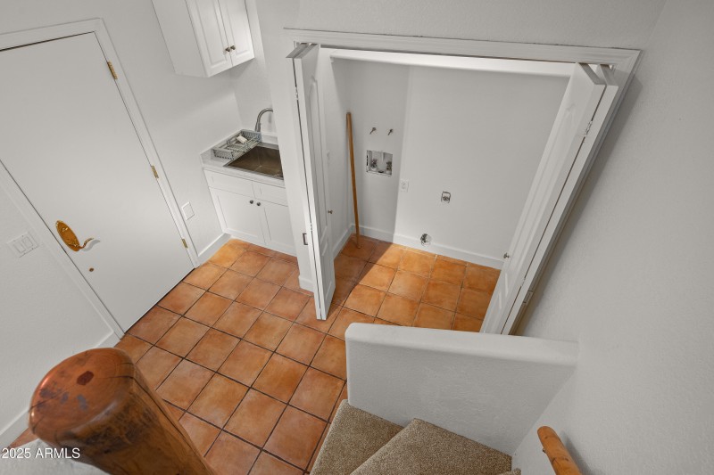 Descending Stairs to Lower Level