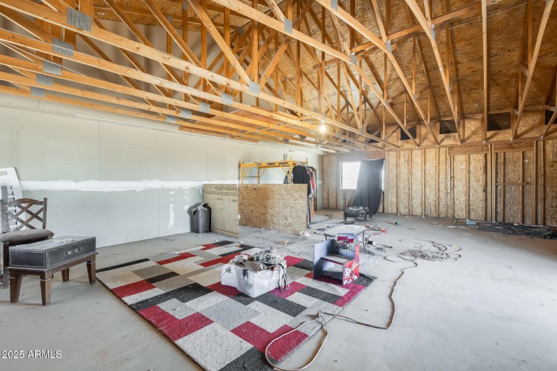 Future great room and bedrooms