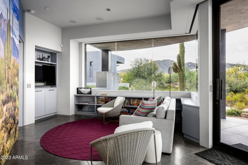 Sitting area in guest house