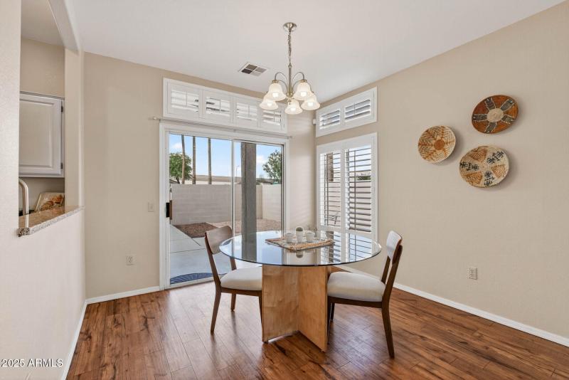 Dining towards Expanded Patio