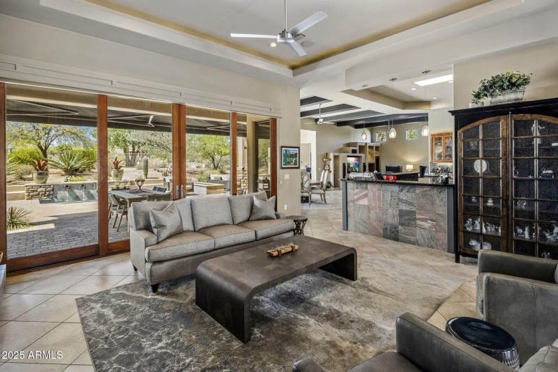 View back at Kitchen