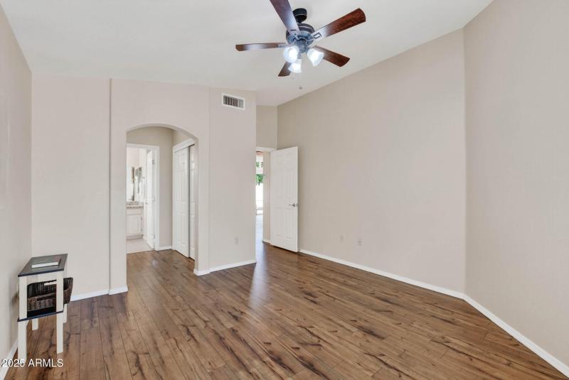 Primary Bedroom towards bath and Hall