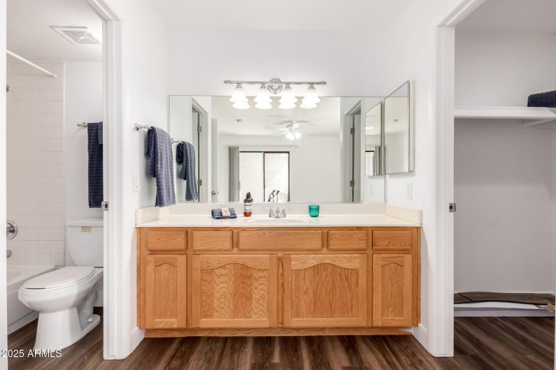 Large vanity area