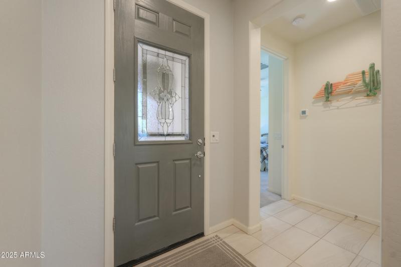 Front entry glass door