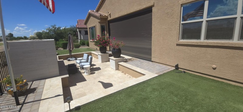 Back Pation Shade Down