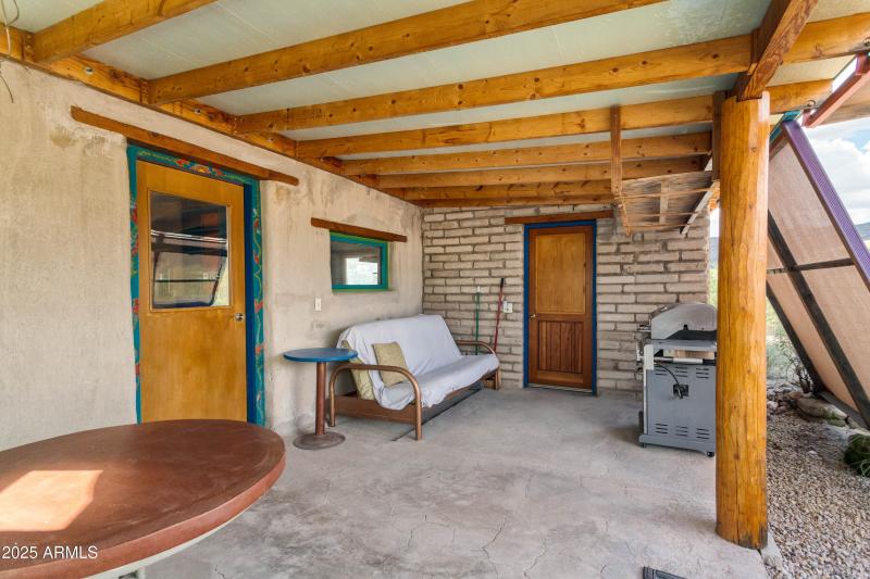 Coverched Porch Entance to Casita and B