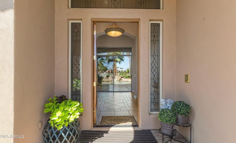 The views start at the front door