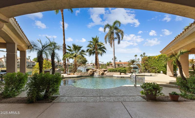 A backyard for entertaining