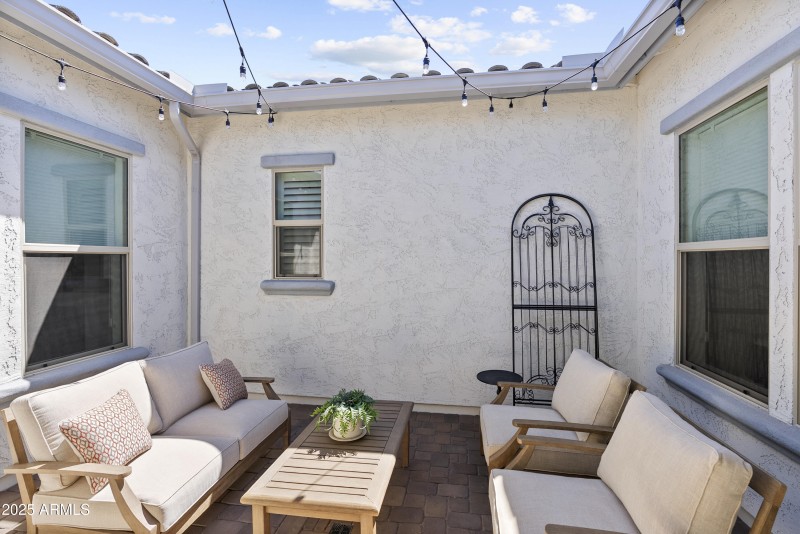 Interior Enclosed courtyard